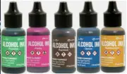 TIM HOLTZ RANGER ALCOHOL INK 5 X 14ML BOTTLES ~SET 1 BELOW 4 COMBINED POST-B4