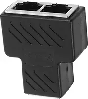 Network Cable Connector WiFi Splitters Splitter for Network Cable Splitter Network Adapter Splitter for Cables Antenna Splitters Cable Splitter Black