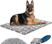 24"/30"/36"/42"/48" Dog Bed Reversible Mat (Warm & Cool) Stylish Crate Mat Pad H