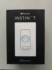 New iDevices IDEV0022 Instinct Switch Wi-Fi Enabled Smart Wall Switch with Alexa