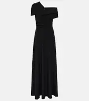 [CO] CO Crêpe one-shoulder gown AU 14 black