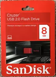 SanDisk SDHC Card 4GB USB 2.0 Flash Drive 8GB