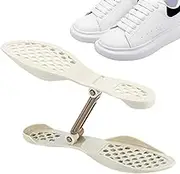 brooksnaji Adjustable Shoe Organizer | Double Deck Shoe Rack Holder - Foldable Closet Shoe Organizer, Space-Saving Shoe Rack for High Heels, Sneakers