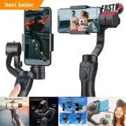 2025 F8 3 Gimbal Stabilizer for Phone Android Cellphone Anti-Shake Video Holder