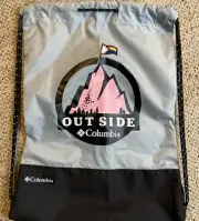 Columbia Unisex Cirrus Gray Black Zigzag Drawstring Pack LGBTQI