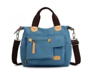 Casual Tote Women's Handbag Shoulder Handbags Canvas Large Capacity Bags for Women Purse Luxury Handbags Women Bags Designer - Blue