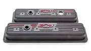 Proform 141-907 SBC Blk Crinkle Center Bolt V/C Short W/ Baffle