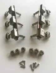 3-On-Plate Waffle-back Series Guitar Tuners Machine Heads Nickel Buttons