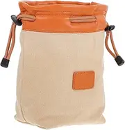 POPETPOP 1Pc Camera Storage Bag Canvas Pouch for DSLR and Mirrorless Cameras Sponge Compartment Portable Carrying Case for Camera Lens Accessories