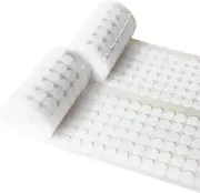 1000 PCS White Hook & Loop Self Adhesive Dots, 15Mm Waterproof Sticky Glue Ba...
