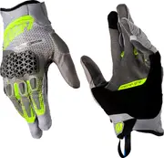 Leatt ADV HydraDri 5.5 Short, gloves waterproof , color: Light Grey/Grey/Neon-Yellow , size: L