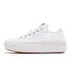 Converse Chuck Taylor All Star Move 全白 厚底 增高 女鞋 帆布鞋 570257C