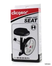 New Clicgear 3 Wheel Golf Buggy Seat-Fits 1.0, 2.0, 3.0, 3.5+, 4 Models H5562