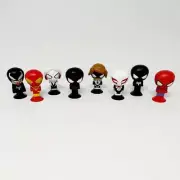 Marvel Spider-man Chibi Snapz Complete Set of 8 New Loose