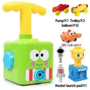 Fun Packed Balloon Car Toy Pump Set, Balloon Launcher Car Toy Set For Kids