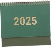 MINAOLULUS 2025 Small Standing Desk Calendar Academic Year Monthly Planner for Office Home Compact Daily Schedule Organizer Minimalist Design
