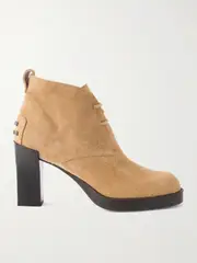 [Tod's] Tod's - Gomma Suede Ankle Boots - Tan - IT42 IT 42 Brown