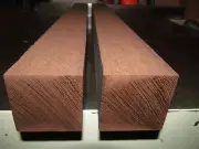 EIGHT EXOTIC KILN DRIED DARK WENGE TURNING BLANKS LATHE WOOD 2 X 2 X 11"