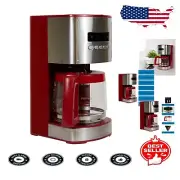 Kenmore Red 12-Cup Coffee Maker - Stylish Design with Bold Brewing Options