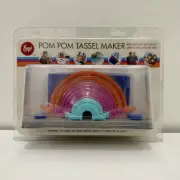 NEW-Boye Pom Pom Tassel Maker-Makes 10 Sizes of Pom Poms & 11 Sizes of Tassels
