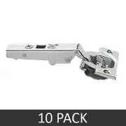10 Pack Blum CLIP top BLUMOTION 110° Full Overlay, Screw-on Hinge - 71B3550