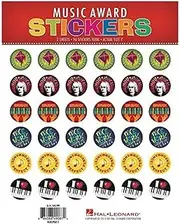 Hal Leonard Music Award Stickers: Pack of 96 Stickers, Multicolour