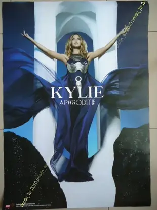 海報299免運~凱莉米洛【愛神 APHRODITE】澳洲 KYLIE MINOGUE 專輯宣傳~全新直款附筒免競標可海外