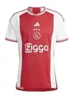 Men's Size L White Red Adidas Ajax Amsterdam 2023/24 Home Soccer Jersey HZ7725