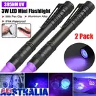 365nm UV Torch LED Flashlight LED Blacklight Inspection Light Ultra Violet Torch