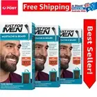 Ammonia-Free Dark Brown Beard & Mustache Gel - 3 Count for Effortless Grooming