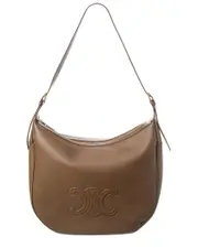 CELINE Heloise Large Leather Hobo Bag