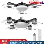 Drone Fan with LED Lantern E27 E26 Universal Dimming Drone Fan for Home Outdoor
