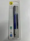 Parker Vector Blue Fountain Pen Refillable With Medium Nib And Blue Ink Free Pos