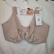 Playtex Bra 42G Dreamwire Front Close Light Taupe 4423 New with Tags