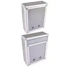 Mailbox with Key Lock Metal Locking Wall Mounted Mailbox for Office Business