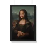 Leonardo da Vinci - Mona Lisa del Giocondo (Framed)