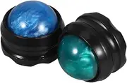 Outanaya 2pcs Resin Massage Roller Balls for Comprehensive Relief Handheld Massager Tool for Neck Back and Legs Durable and Easy to Relaxation