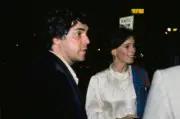 Patricio Castiole Geraldine Chaplin attend an event United States - Old Photo