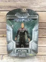 New Art Asylum Star Trek Nemesis Captain Picard Action Figure 7"