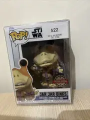 Jar Jar Binks Pop! Vinyl #500 Star Wars: The Clone Wars + Pop Protector
