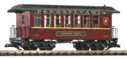 Piko G Scale 38657 Pennsylvania Railroad (PRR) Wood Coach #23117 (G-Scale)