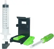 Ink Refill Cartridge Clip Compatible with HP Cartridge Universal Snap Fill Pumping Tool with Syringe (Color : with Drill for Canon)