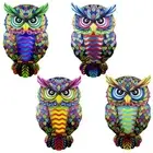 Home Iron Art Owl Outdoor Wall Art Hanging Ornament Garden Fence Decor