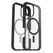 OtterBox React MagSafe Apple iPhone 16 Plus (6.7') Case Clear/Black-(77-96235),DROP+ Military Standard,Hard Case with Soft Grip Edges,7 Years Warranty 77-96235