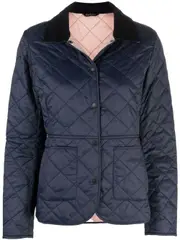 Barbour Deveron Quilted Buttoned Jacket UK8,UK12,UK16 Black