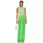 $195 NWT COTTON CITIZEN Rio Maxi Dress in Electric Lime Cast Revolve size Medium