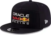 New Era Red Bull Racing F1 9Fifty Split Panel Flat Brim Hat - Stealth Black/Navy