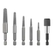 Heavy Duty Hex Screw Extractor Kit for Broken Screw & Bolt Removal 6 Piece Set