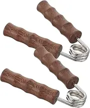 Abaodam 1 Pair Heavy Strength Wooden Finger Exerciser Durable Hand Grip Trainer for Muscle Training for Athletes and Fitness Enthusiasts Multi Functional Grip Strengthening Random Color