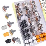 60pcs/set B5K 10K 20K 50K 100K Ohm Linear Taper Rotary Audio Potentiometer